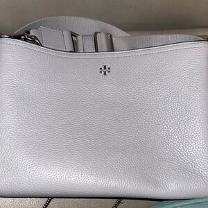 Tory Burch Soft Gray Crossbody Bag